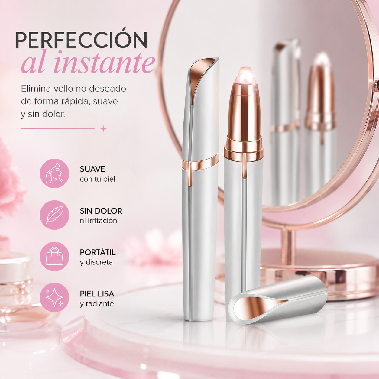 Mini Depiladora Facial USB