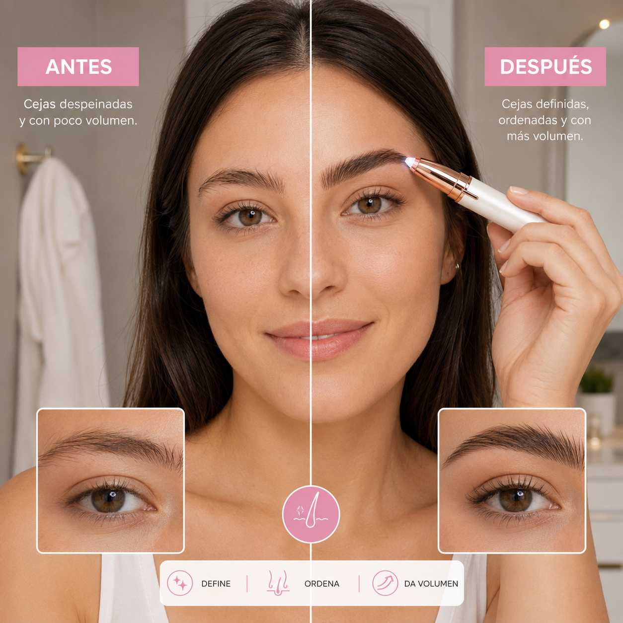 Mini Depiladora Facial USB